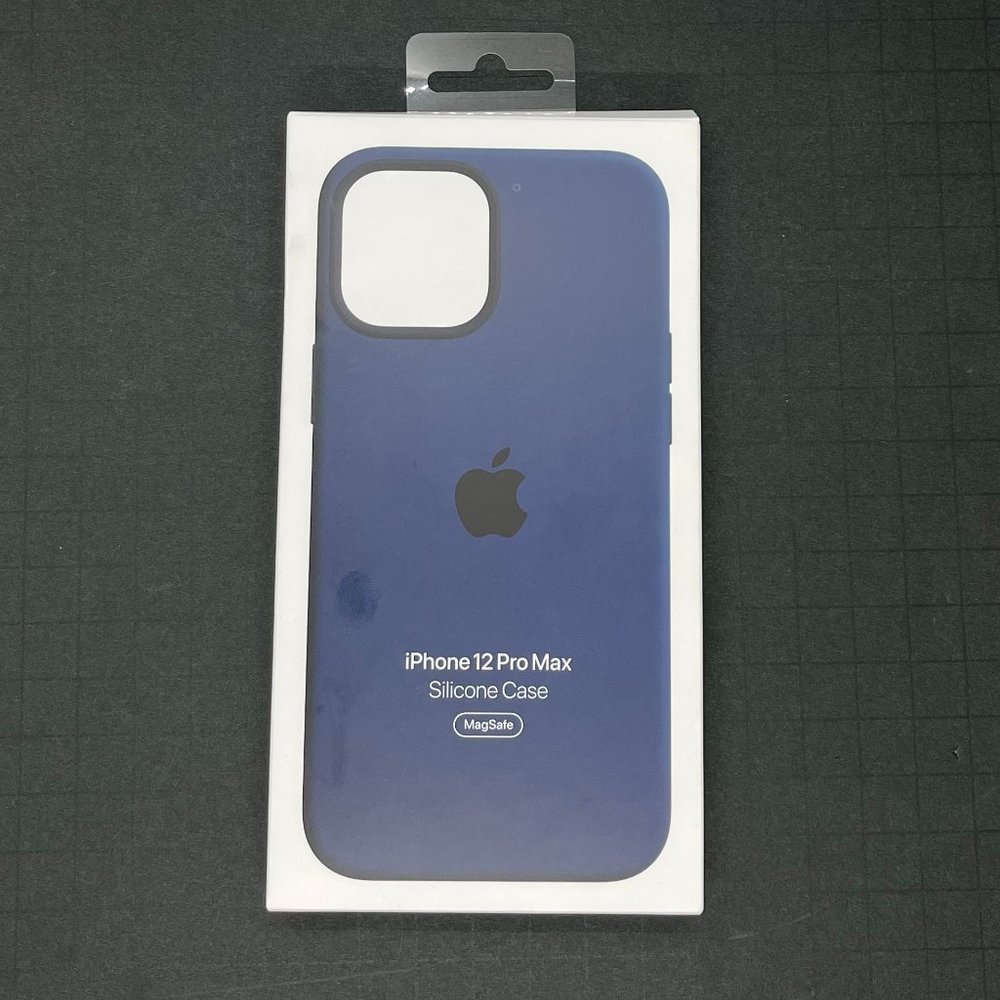 iPhone 12 Pro Max Silicone Case Deep Navy A2498